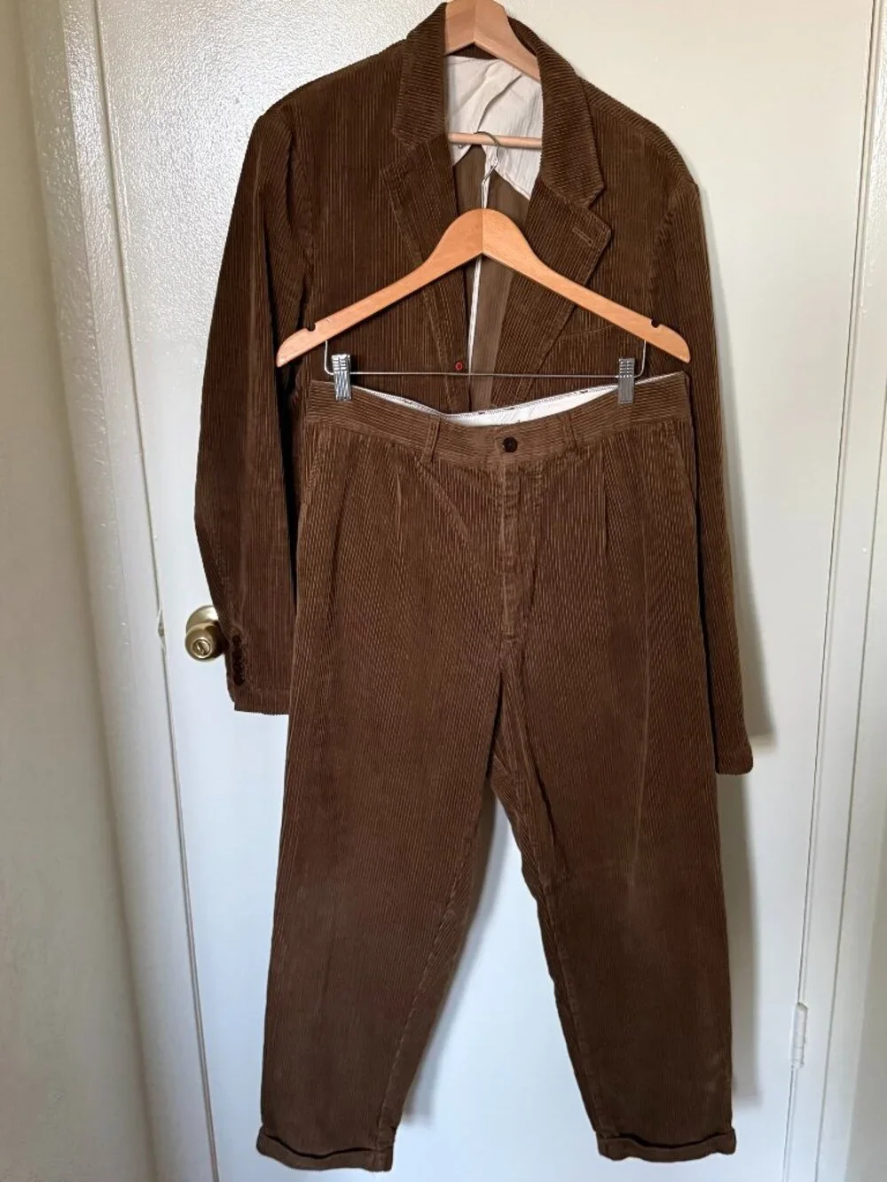 Alex Mill The Cord Brown Corduroy Suit Set M